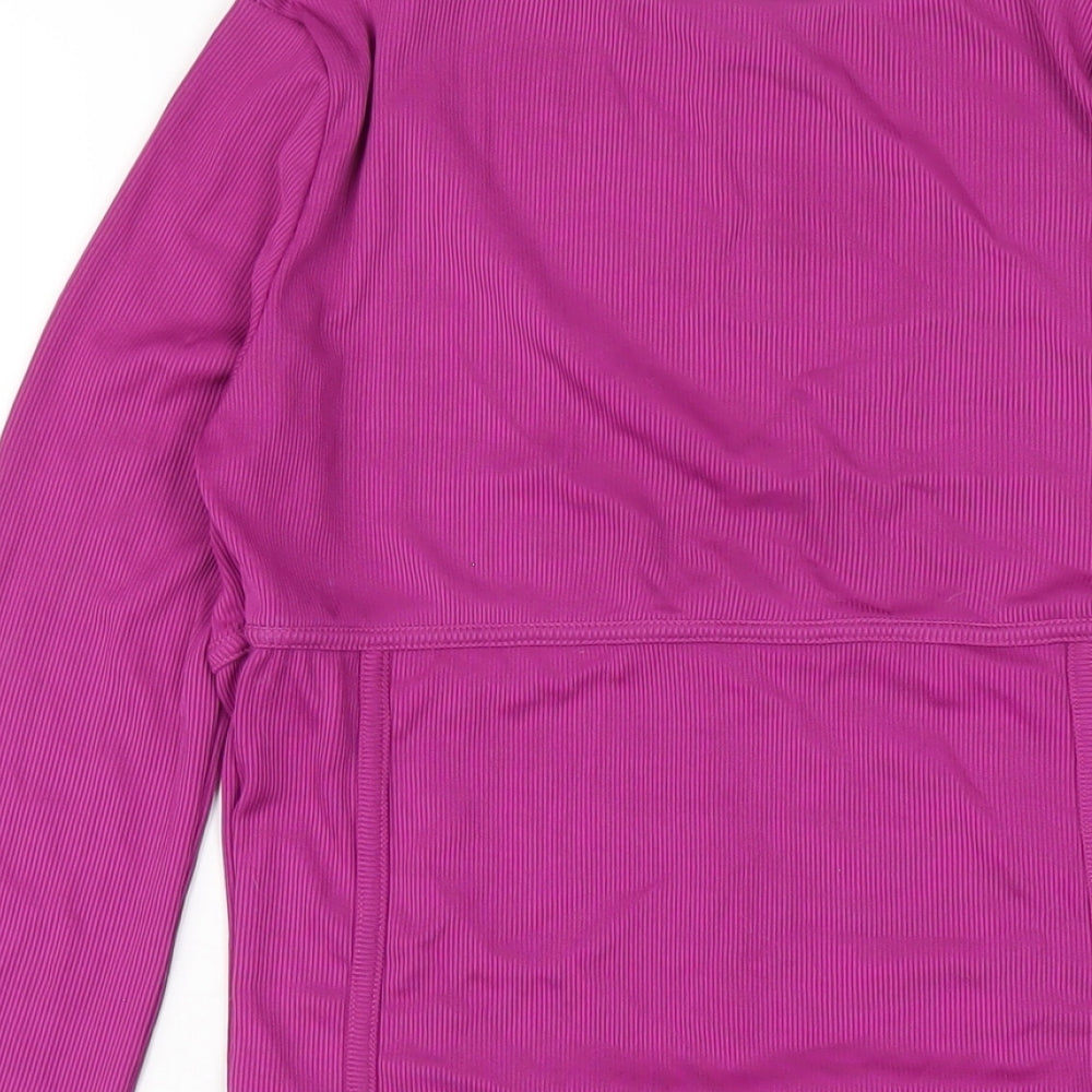 Womens UK Size S Topshop Purple Basic T-Shirt