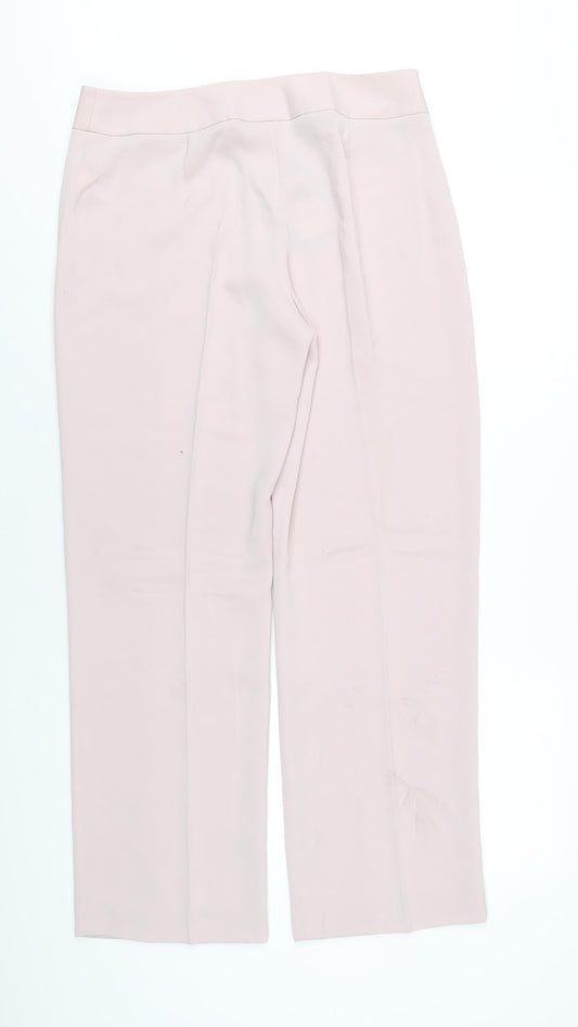 Womens UK Size 14 NEXT Regular Fit  Pink Trousers