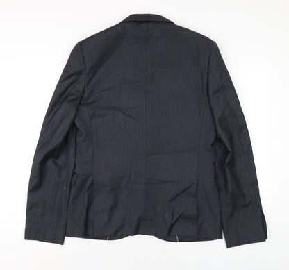 Mens UK Size 38 Topman Regular Grey Suit Jacket