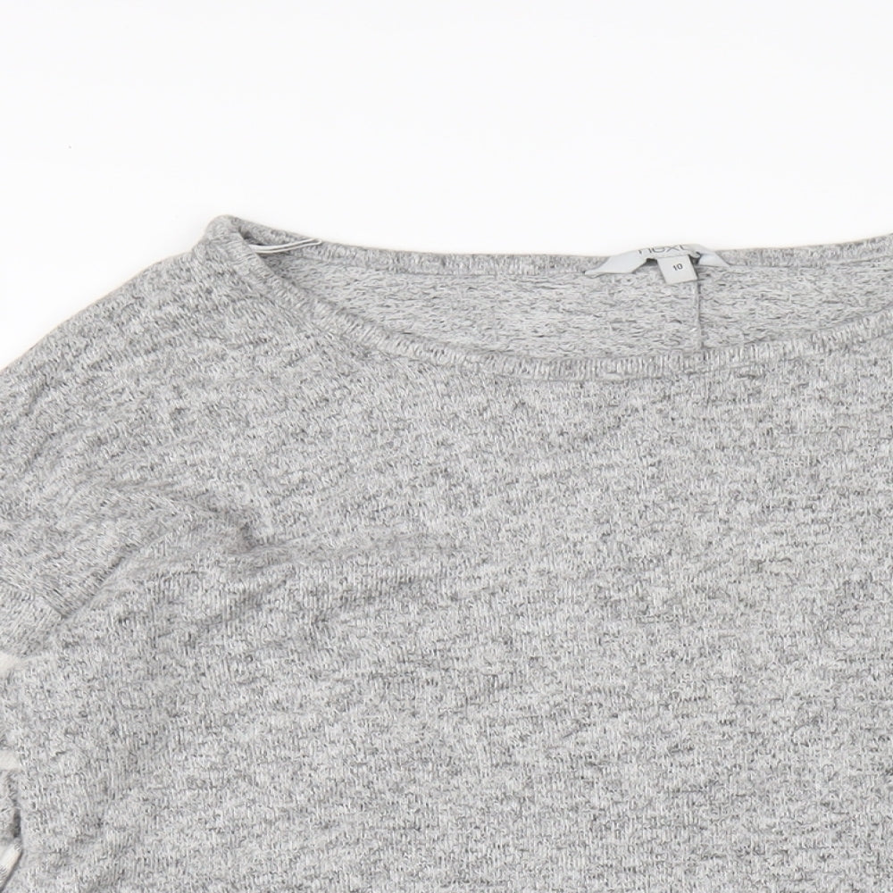 Womens UK Size 10 NEXT Grey Pullover Jumper