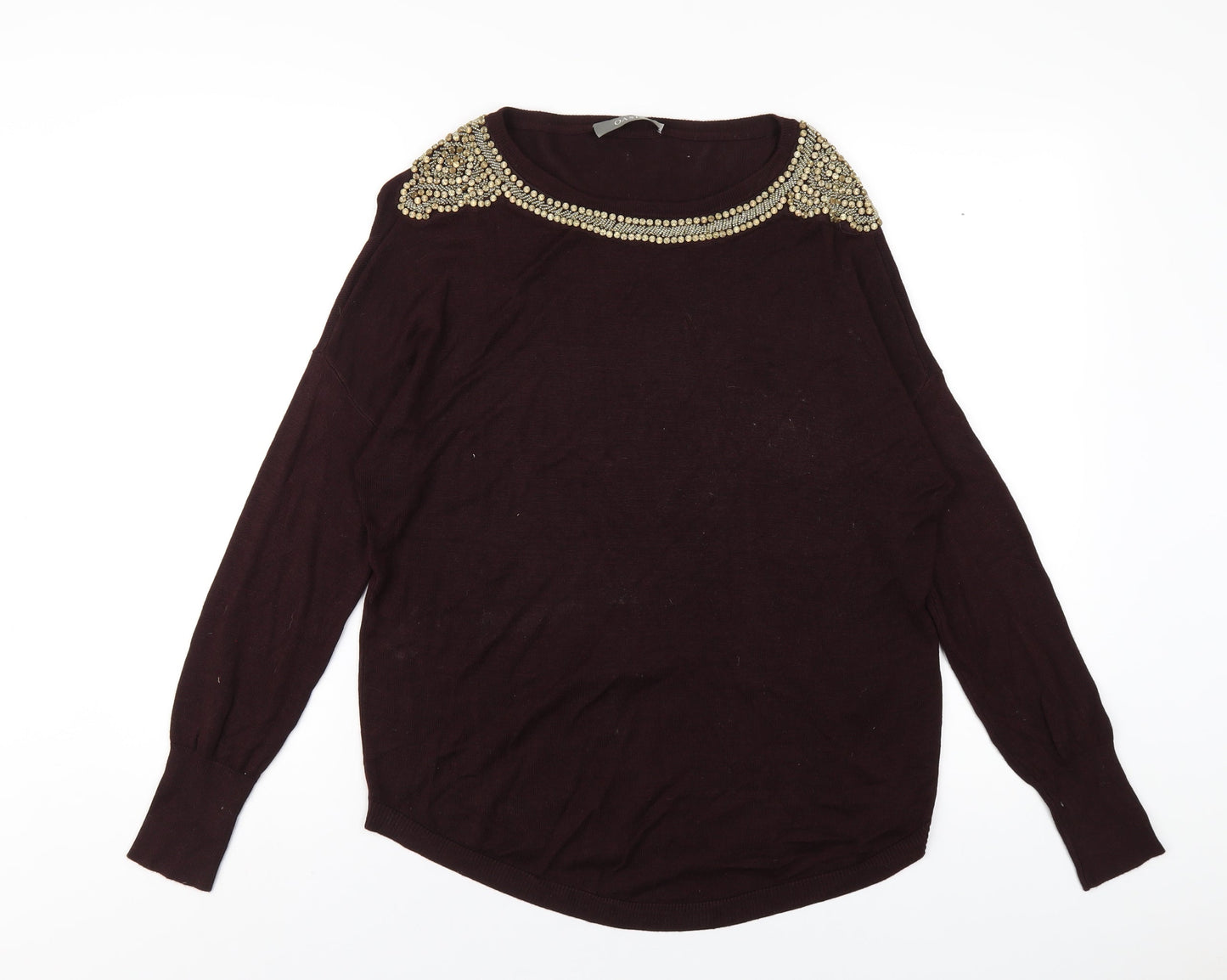 Womens UK Size S Oasis Purple Pullover Jumper