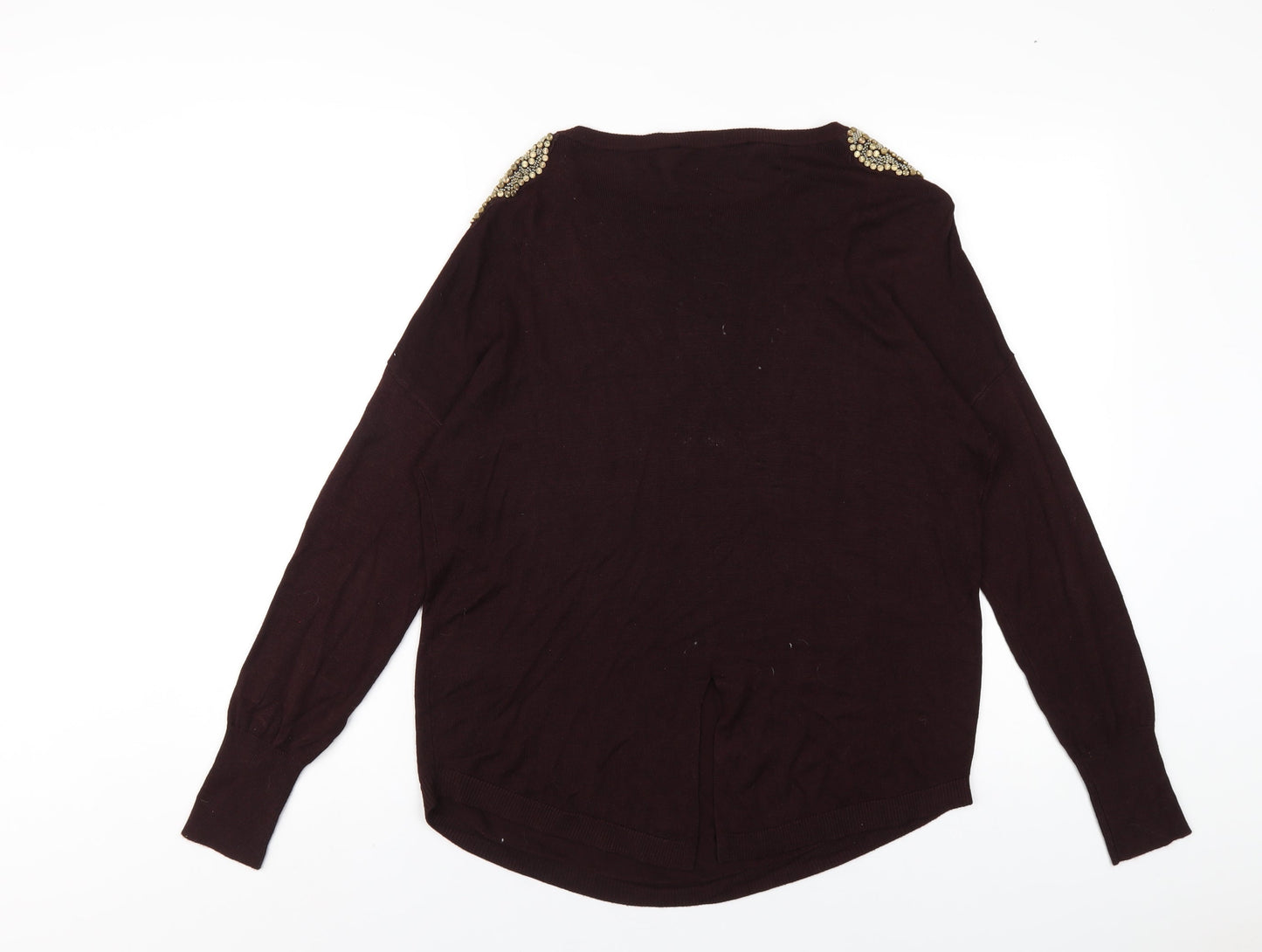 Womens UK Size S Oasis Purple Pullover Jumper