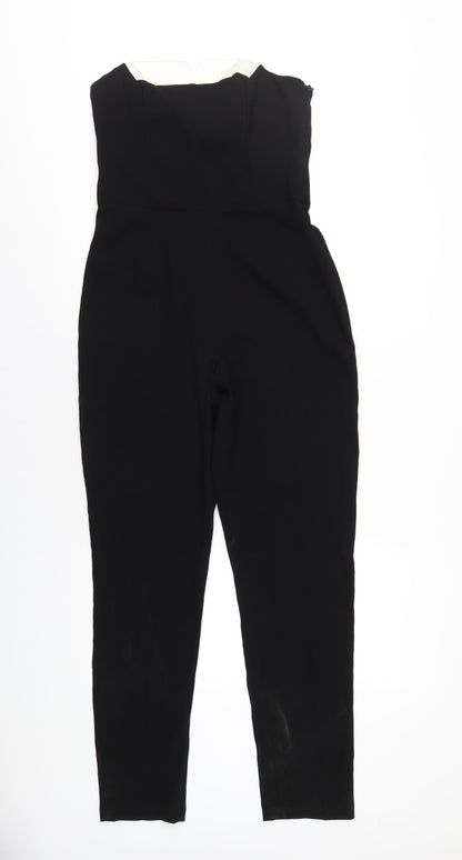 Womens UK Size 10 ASOS One-Piece Black Jumpsuit