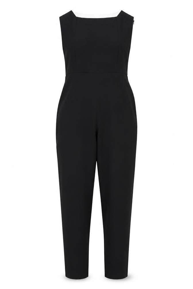 Womens UK Size 10 ASOS One-Piece Black Jumpsuit