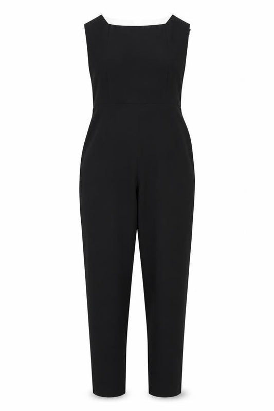 Womens UK Size 10 ASOS One-Piece Black Jumpsuit