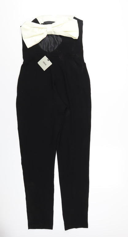 Womens UK Size 10 ASOS One-Piece Black Jumpsuit