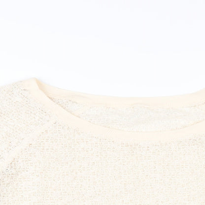Womens UK Size M New Look Beige Pullover Jumper