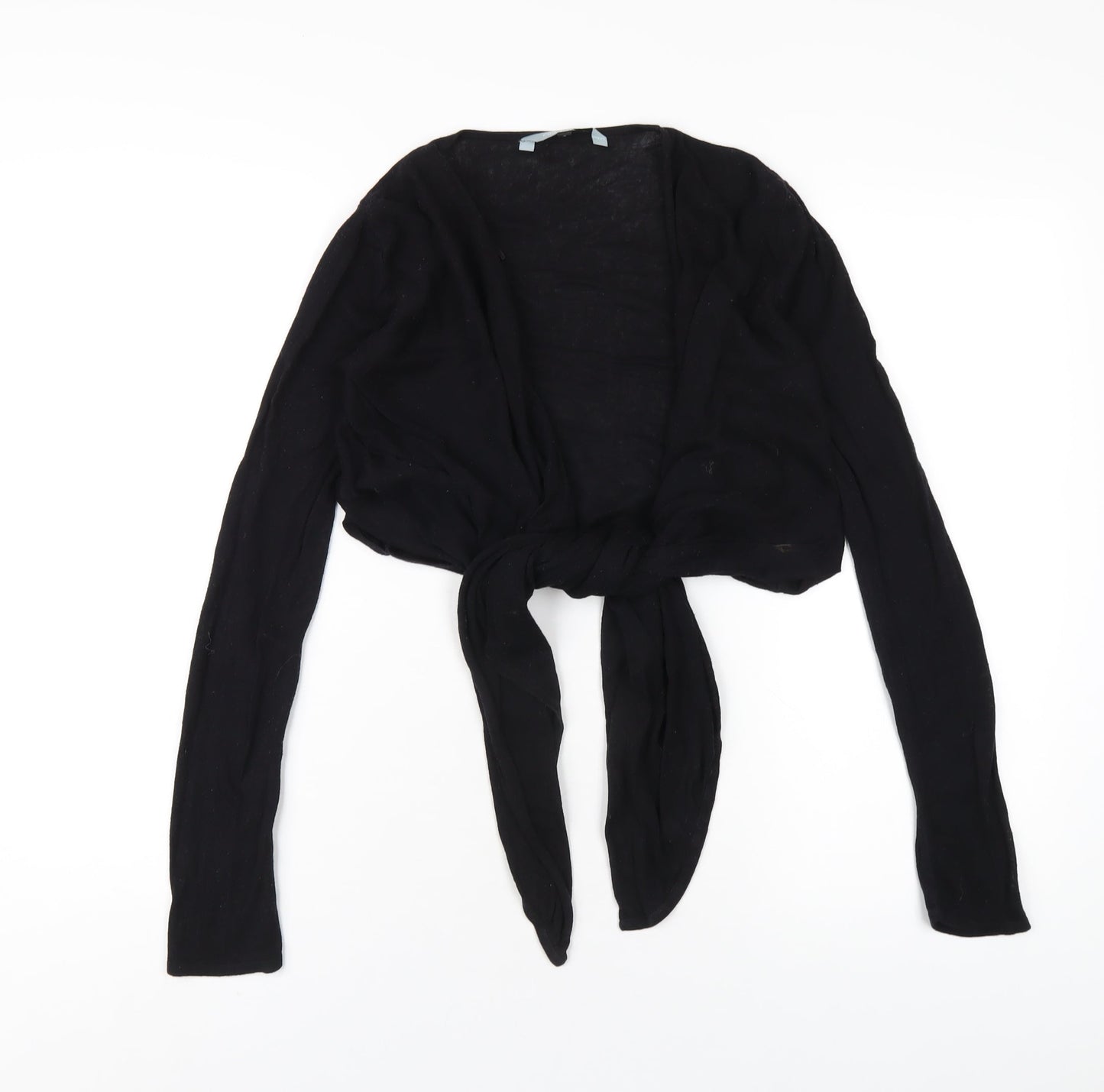 Womens UK Size S Red Herring Black Cardigan Jumper