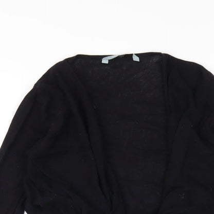 Womens UK Size S Red Herring Black Cardigan Jumper