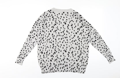 Womens UK Size 16 Capsule Grey Pullover Jumper