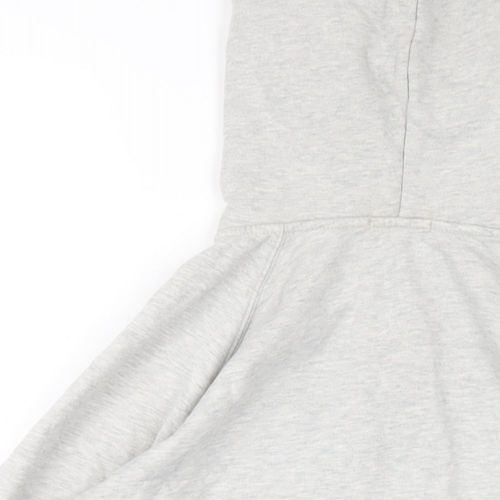 Gap Womens Grey Cotton Full Zip Hoodie Size M Zip