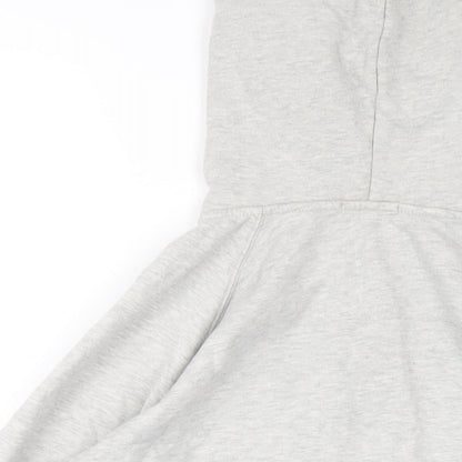 Gap Womens Grey Cotton Full Zip Hoodie Size M Zip