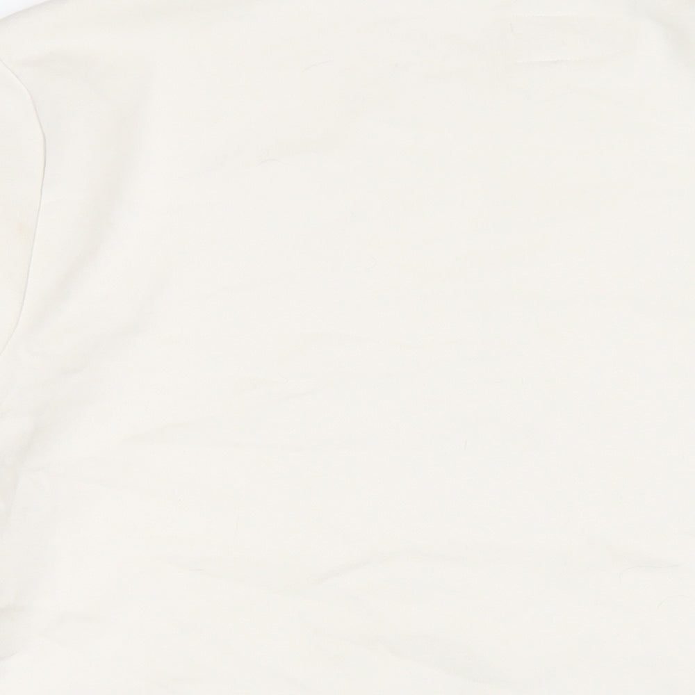 Gap Womens Ivory Cotton Pullover Sweatshirt Size L Pullover