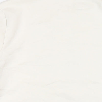 Gap Womens Ivory Cotton Pullover Sweatshirt Size L Pullover