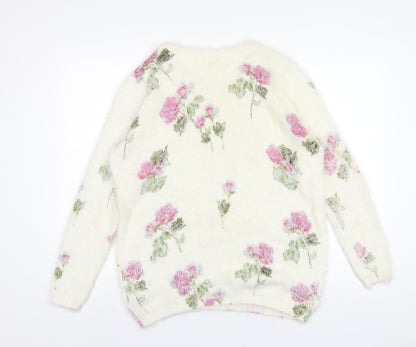 Womens UK Size L Body Flirt Ivory Pullover Jumper