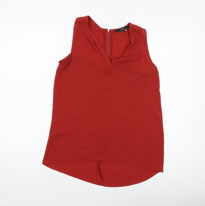 Womens UK Size 6 NEXT Red Basic Blouse