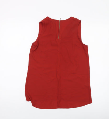Womens UK Size 6 NEXT Red Basic Blouse