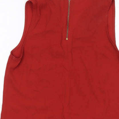 Womens UK Size 6 NEXT Red Basic Blouse