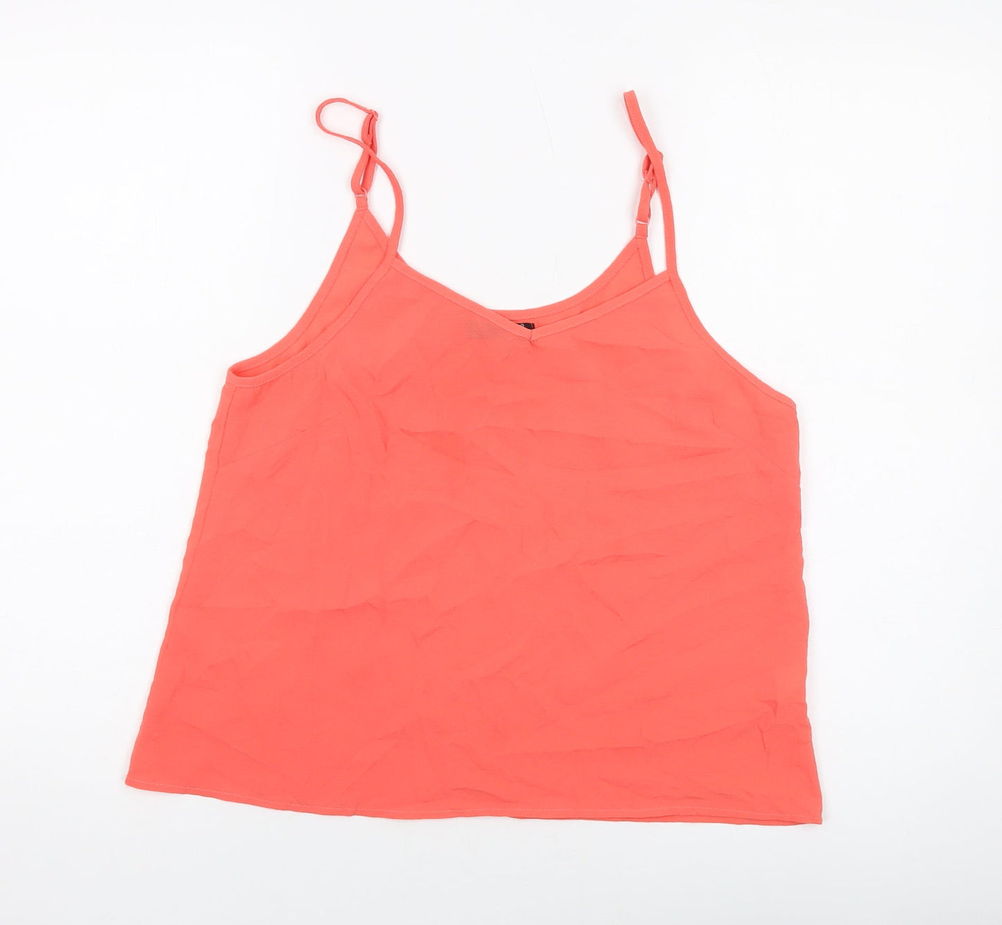 Womens UK Size 14 Select Orange Basic Tank