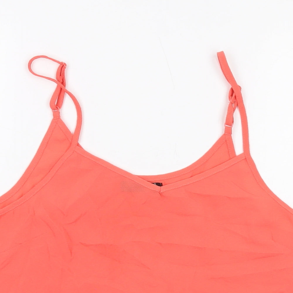 Womens UK Size 14 Select Orange Basic Tank