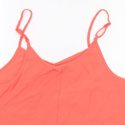 Womens UK Size 14 Select Orange Basic Tank