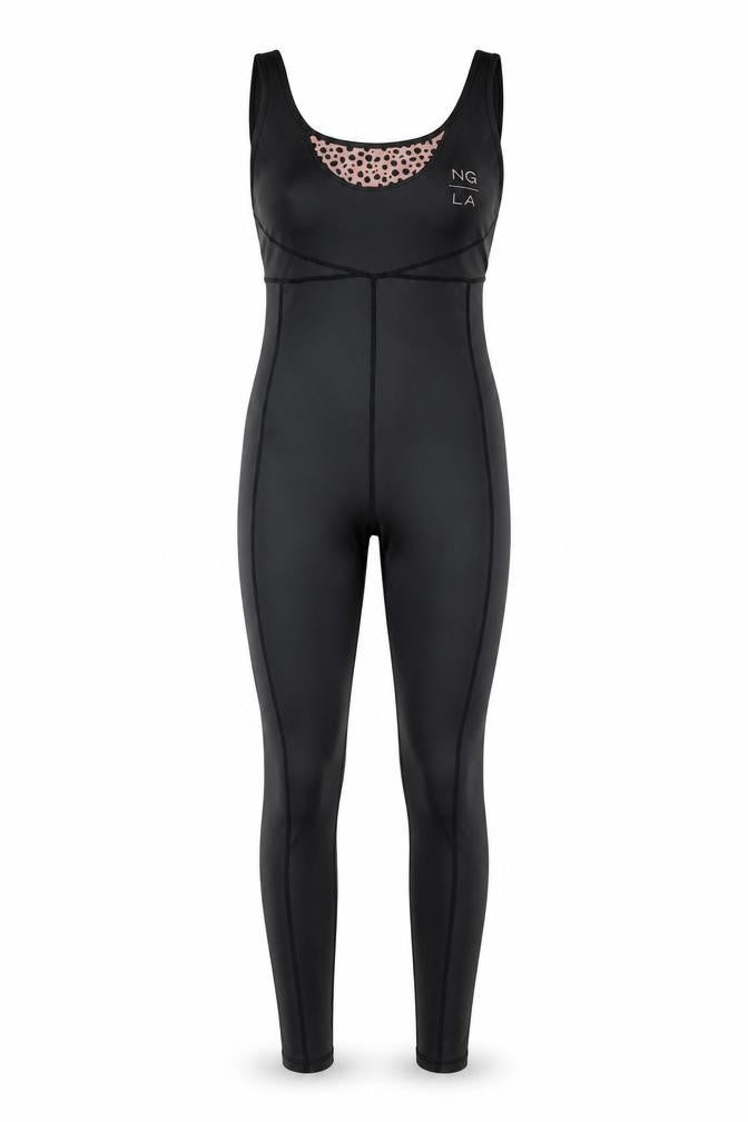 Womens UK Size 10 Nasty Gal One-Piece Black Catsuit
