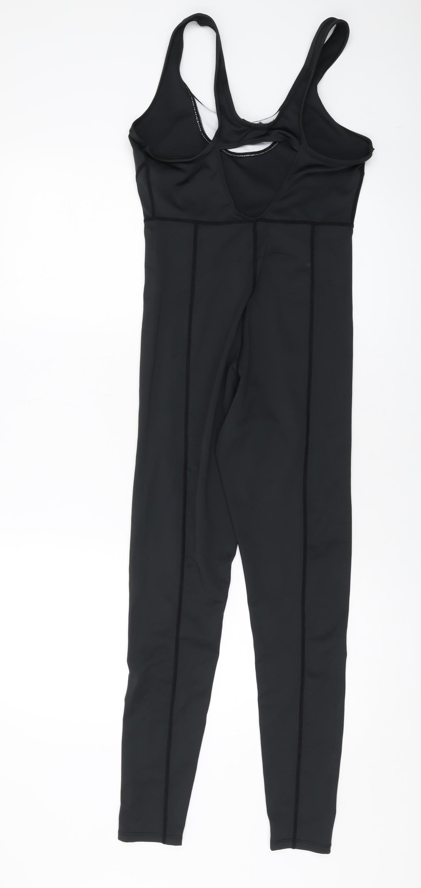 Nasty Gal Womens Black Polyester Catsuit One-Piece Size 10 Pullover