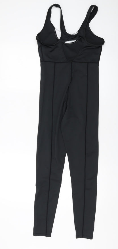 Nasty Gal Womens Black Polyester Catsuit One-Piece Size 10 Pullover