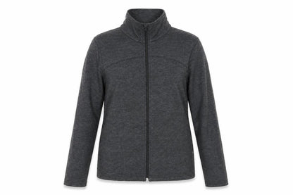 Marks & Spencer Womens Grey Cotton Full Zip Sweatshirt Size 12 Zip
