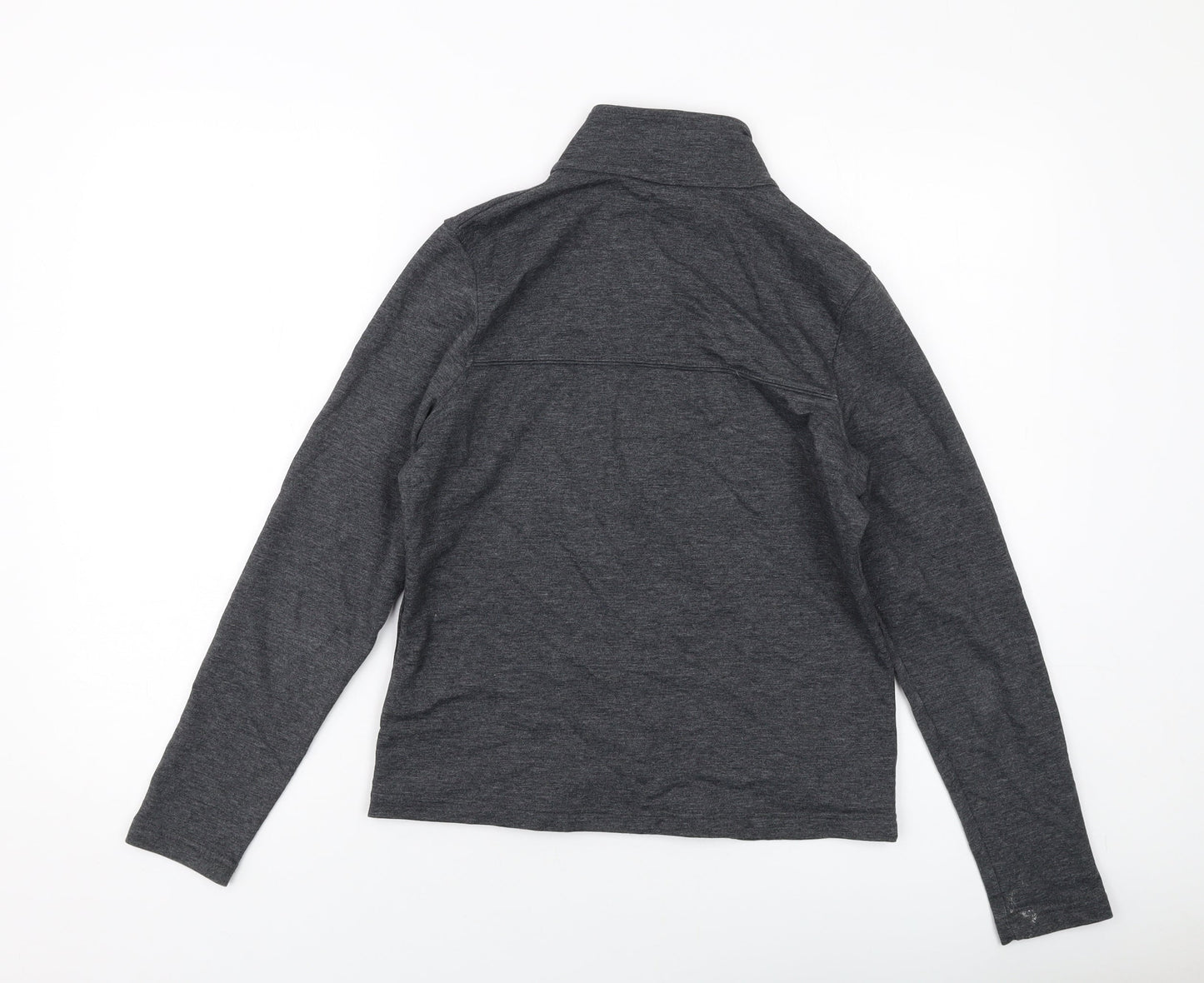 Womens UK Size 12 Marks and Spencer Grey Full Zip Sweatshirt