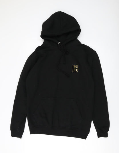 RTX Mens Black Cotton Pullover Hoodie Size S