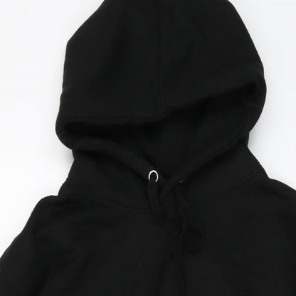 RTX Mens Black Cotton Pullover Hoodie Size S
