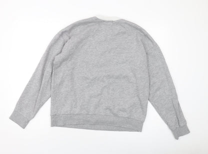 Mens UK Size S Pull&Bear Grey Pullover Sweatshirt