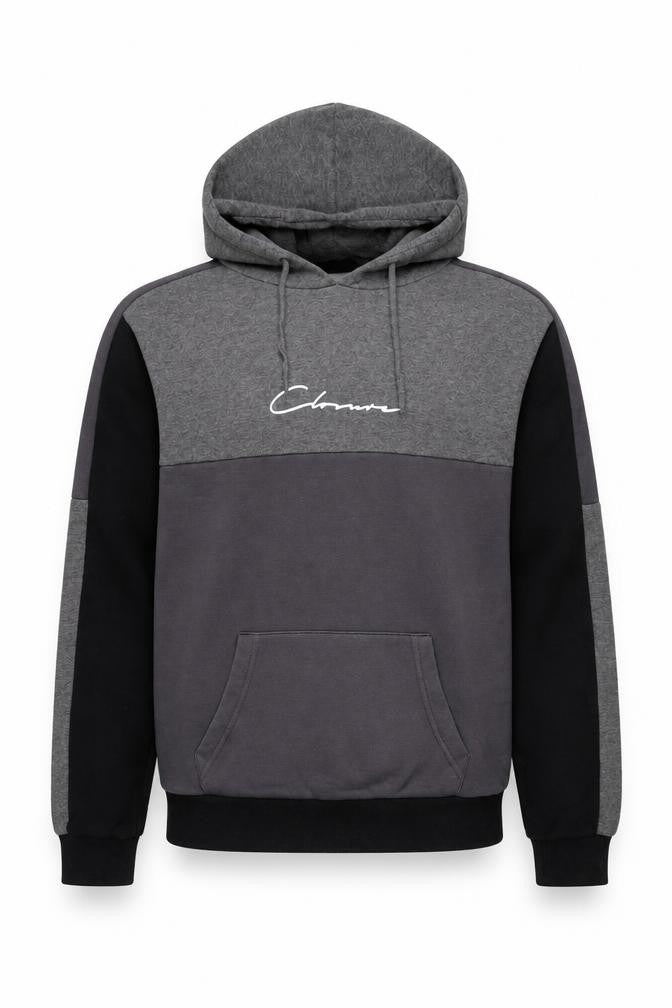 Mens UK Size XS Closure Grey Pullover Hoodie