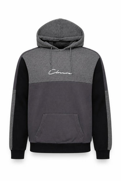 Mens UK Size XS Closure Grey Pullover Hoodie