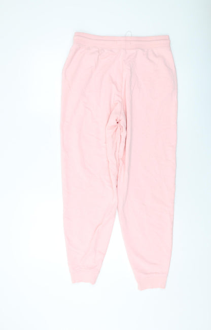 Womens UK Size 12 Marks and Spencer Regular Fit Sweatpants Pink Trousers