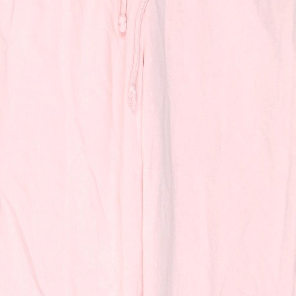 Womens UK Size 12 Marks and Spencer Regular Fit Sweatpants Pink Trousers