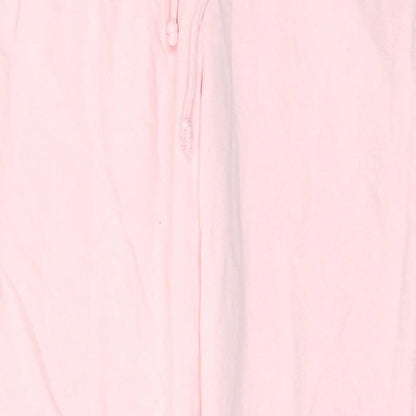 Womens UK Size 12 Marks and Spencer Regular Fit Sweatpants Pink Trousers