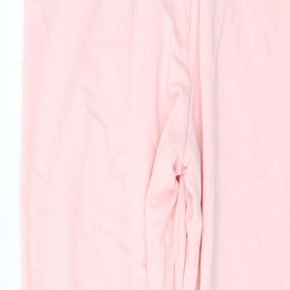 Womens UK Size 12 Marks and Spencer Regular Fit Sweatpants Pink Trousers