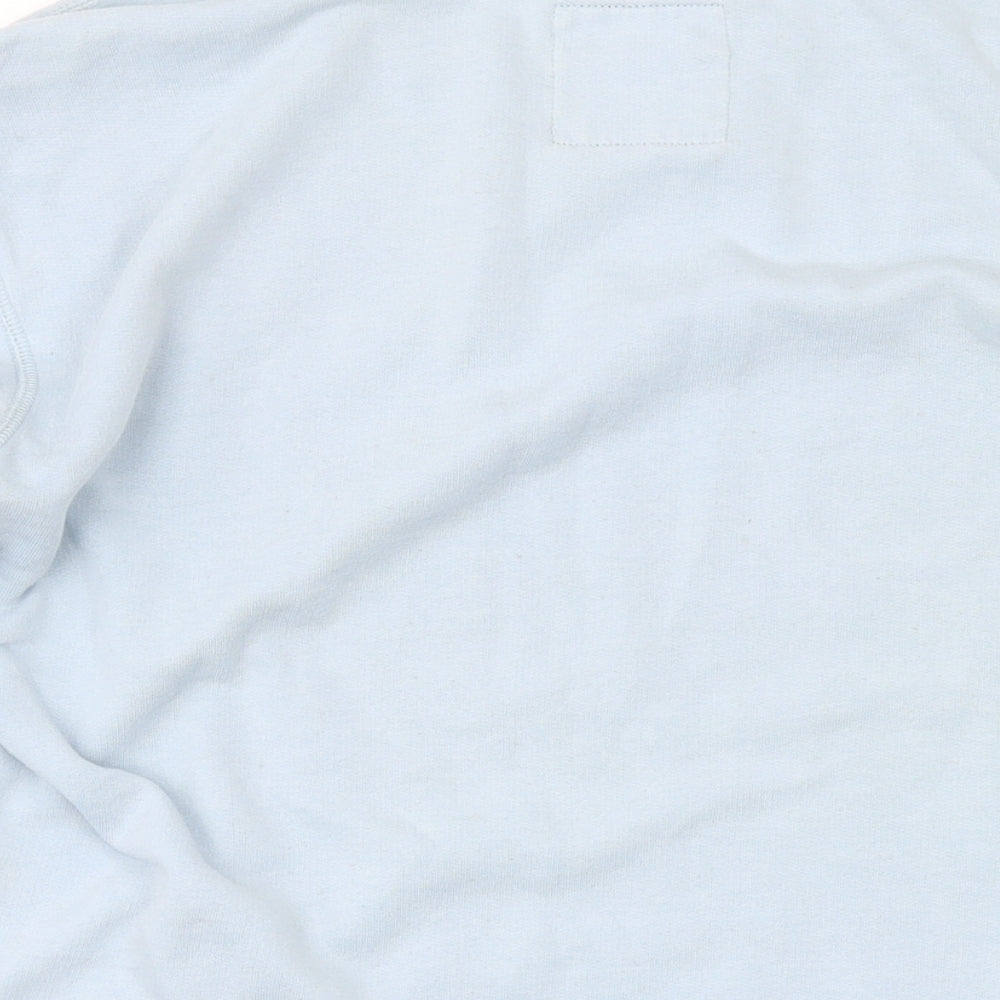 Hollister Womens Blue Cotton Pullover Sweatshirt Size M Pullover