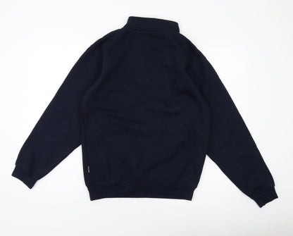 Veltuff Mens Blue Polyester Pullover Sweatshirt Size S