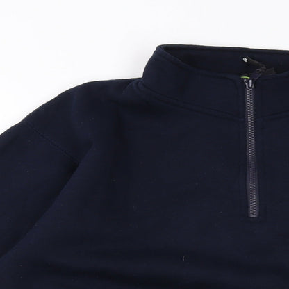 Veltuff Mens Blue Polyester Pullover Sweatshirt Size S