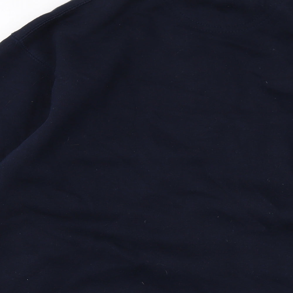 Veltuff Mens Blue Polyester Pullover Sweatshirt Size S