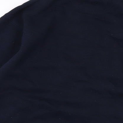 Veltuff Mens Blue Polyester Pullover Sweatshirt Size S