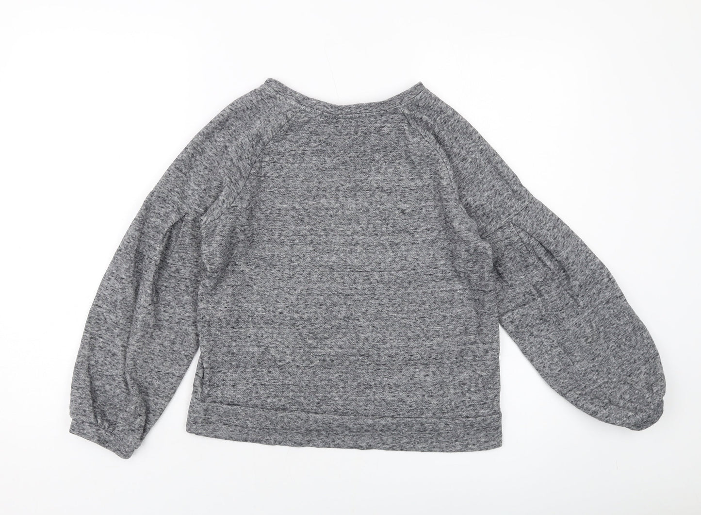 Ga[p Girls Grey Cotton Pullover Sweatshirt Size 13-14 Years Pullover