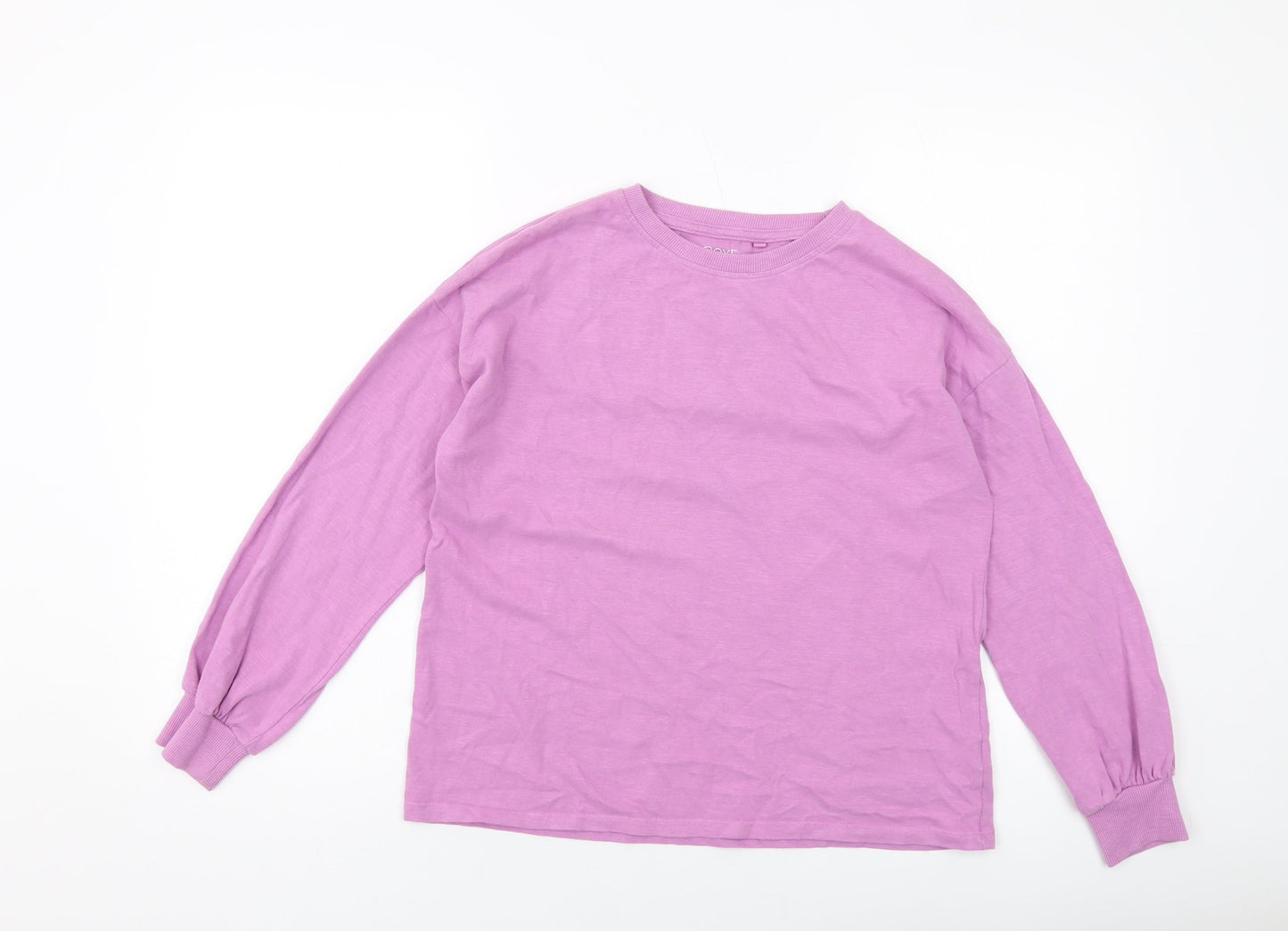 NEXT Girls Purple Cotton Pullover Sweatshirt Size 12 Years Pullover