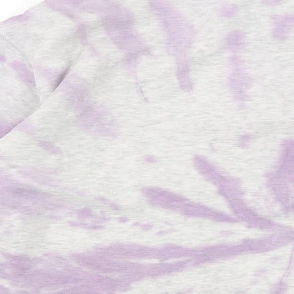 H&M Womens Grey Geometric Cotton Pullover Sweatshirt Size S Pullover