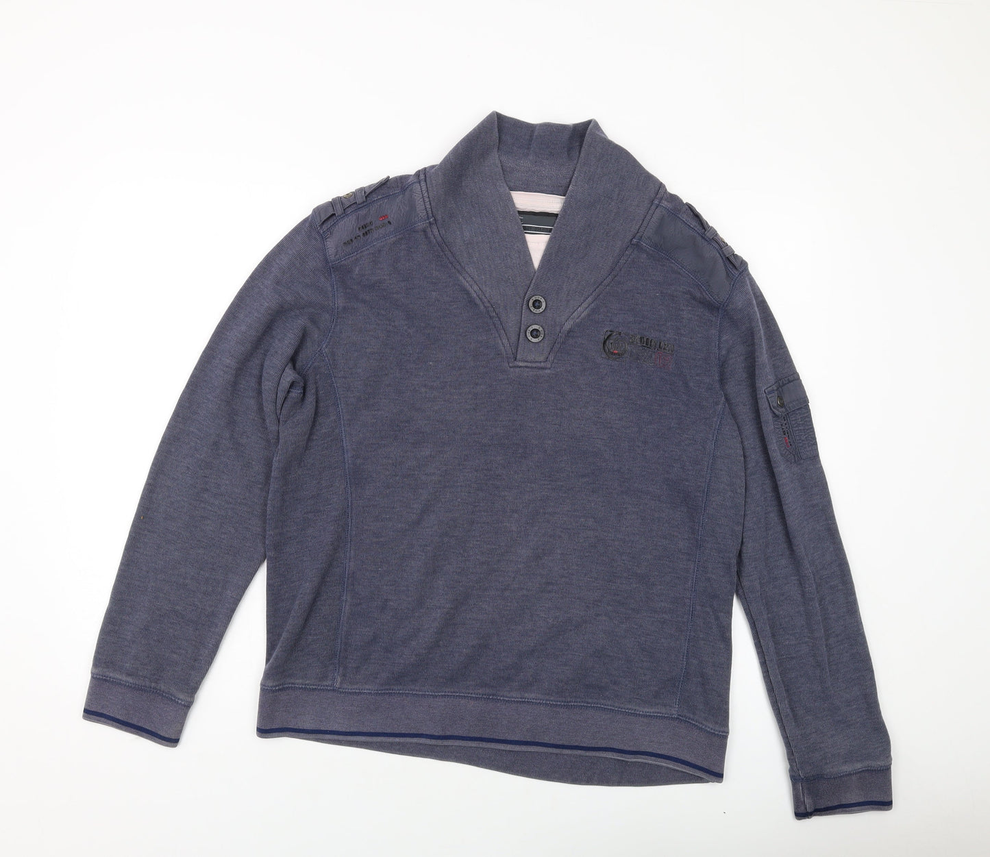 Mens UK Size XL NEXT Blue Pullover Sweatshirt