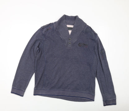 Mens UK Size XL NEXT Blue Pullover Sweatshirt