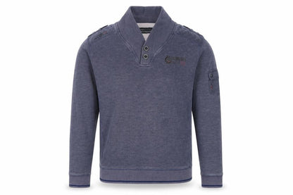Next Mens Blue Cotton Pullover Sweatshirt Size XL
